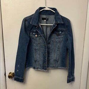 Kut from the Kloth Classic Blue Jean Jacket Small